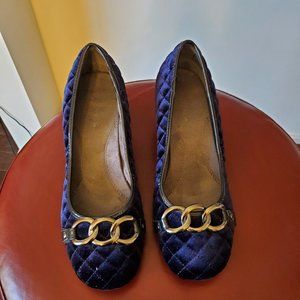 Aerosoles, Blue w/chain, 9M